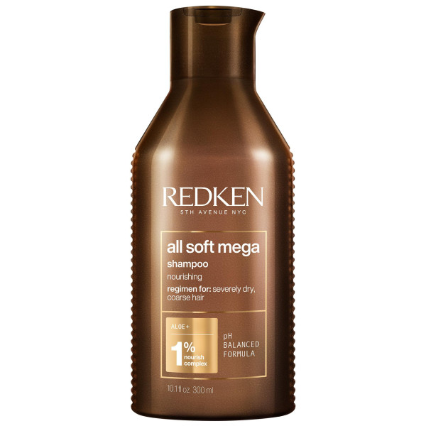 Champú ultra nutritivo para cabellos muy secos All Soft Mega Redken 300ML