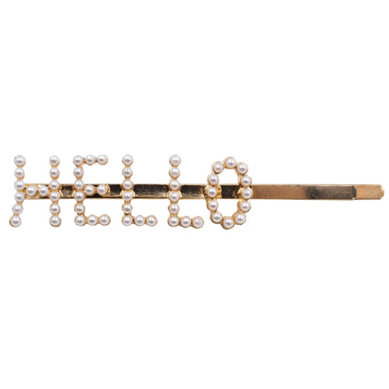Barrette perle Hello Stella Green Barrette perle Hello Stella Green