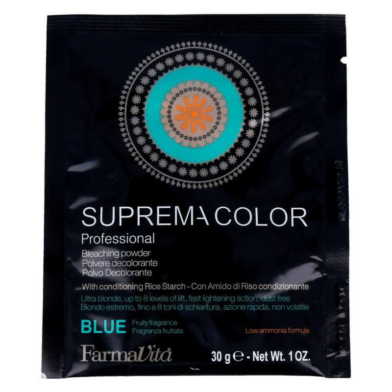 Ontkleurend poeder Suprema blauw FARMAVITA 500g