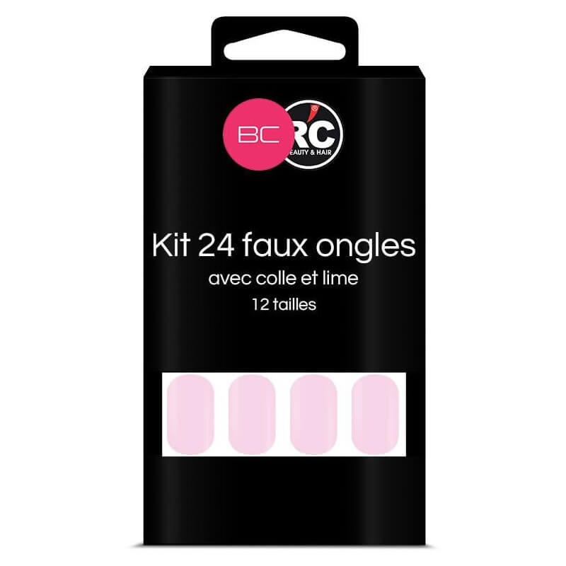 Boîte de 24 tips faux-ongles Festival Bloom Beauty Coiffure