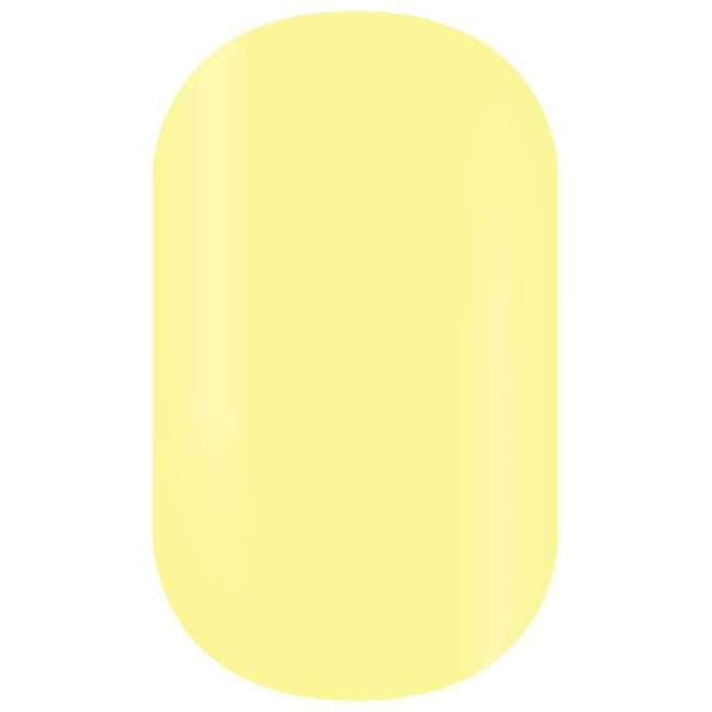Caixa de 24 pontas de unhas postiças Elfin Yellow Beauty Coiffure