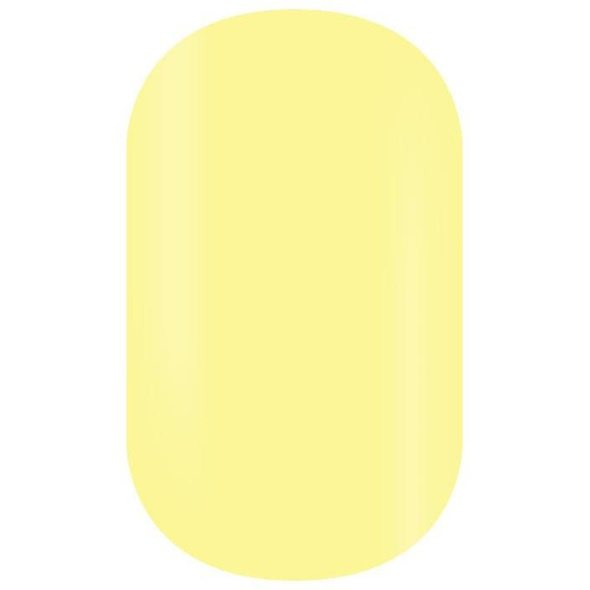 Caja de 24 puntas de uñas postizas Elfin Yellow Beauty Coiffure