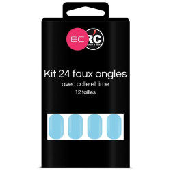 Boîte de 24 tips faux-ongles Tropical Breeze Beauty Coiffure