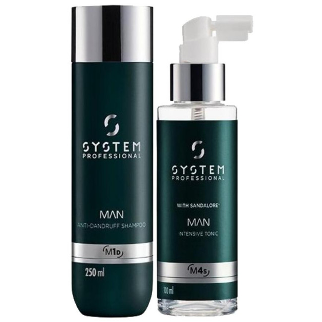 Pack antipelliculaire System Professional MAN