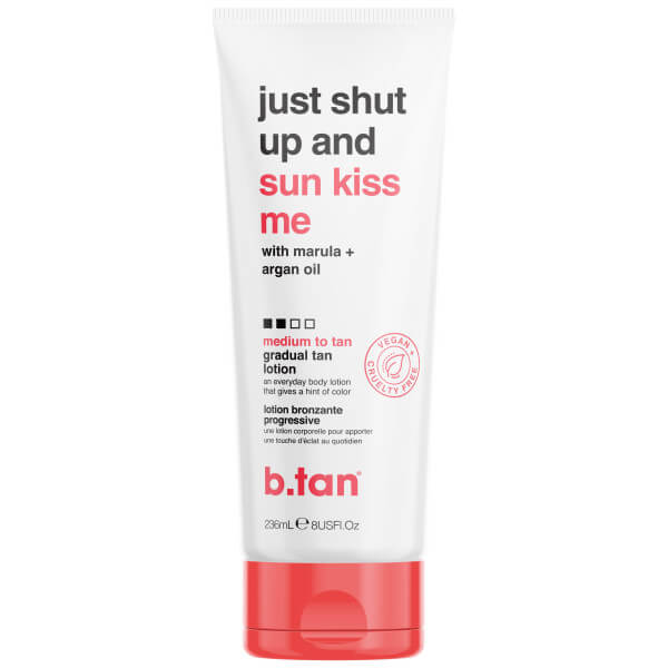 Progressive Bräunungslotion Just shut up & sunkiss me von b.tan, 236 ml.