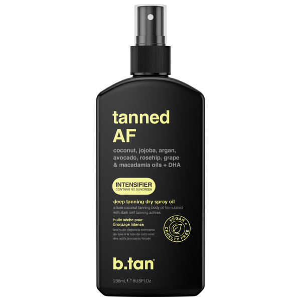 Tanned AF Intensifier tanning oil by b.tan 236ML