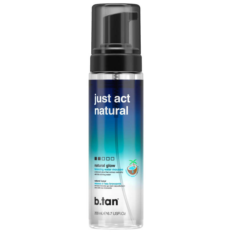 Mousse autobronzeadora Just act natural b.tan 200ML