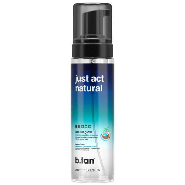 Mousse autobronzeadora Just act natural b.tan 200ML