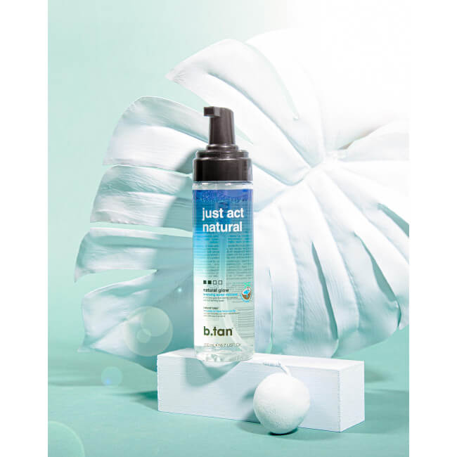 Mousse autobronzeadora Just act natural b.tan 200ML