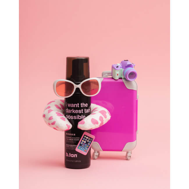 Mousse autobronzeadora Quero o bronzeado mais escuro possível b.tan 200ML
