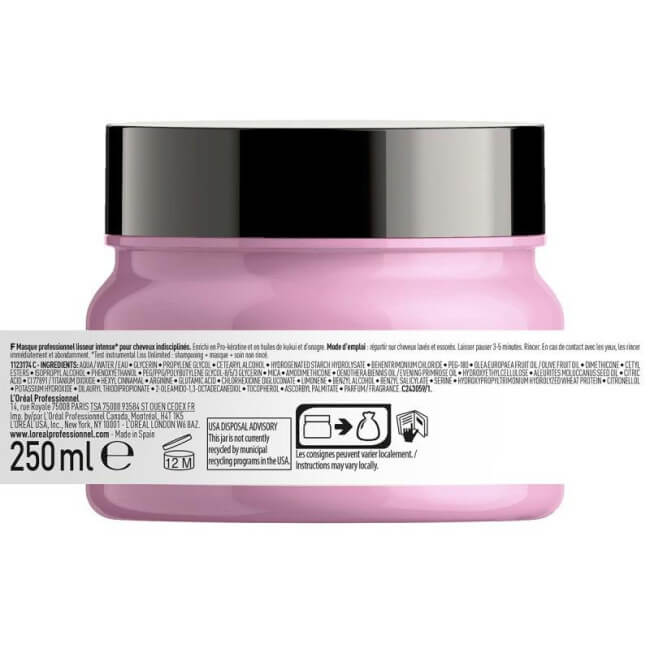 Masque Liss Unlimited L'Oréal Professionnel 250ML

Translated to Spanish:

Mascarilla Liss Unlimited L'Oréal Professionnel 250ML