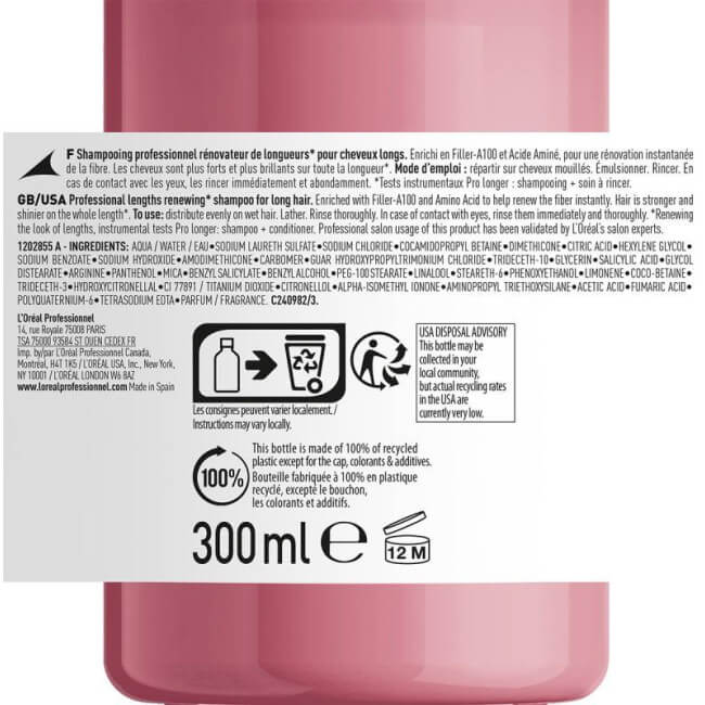 Shampooing Pro Longer L'Oréal Professionnel 300ML