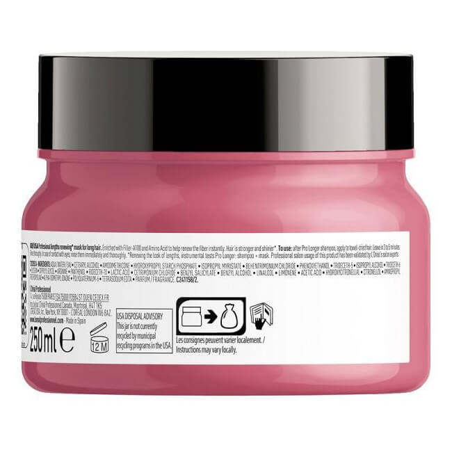 Masque Pro Longer L'Oréal Professionnel 250ML

Translated to German:

Maske Pro Longer L'Oréal Professionnel 250ML