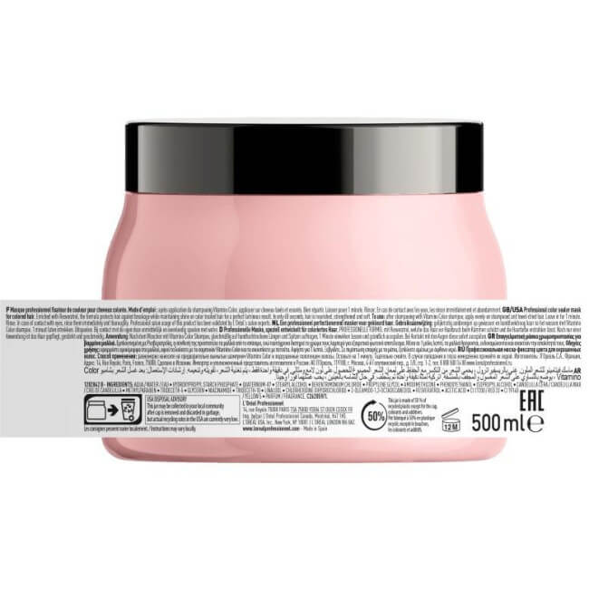 Masque Vitamino Color L'Oréal Professionnel 500ML

Maske Vitamino Color L'Oréal Professionnel 500ML