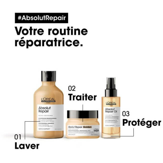 Huile 10-en-1 Absolut Repair L'Oréal Professionnel 90ML 