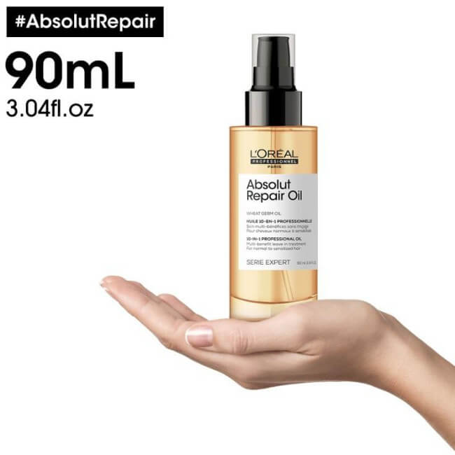 Huile 10-en-1 Absolut Repair L'Oréal Professionnel 90ML 