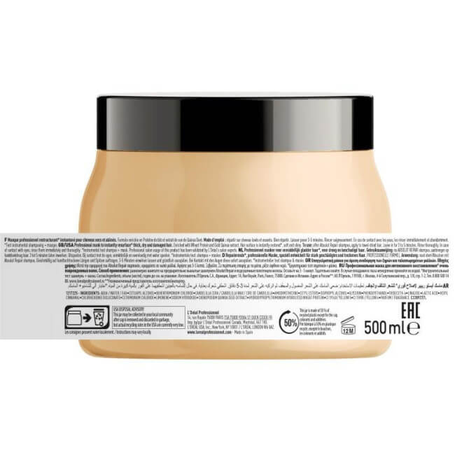 Maschera Absolut Repair L'Oréal Professionnel 500ML