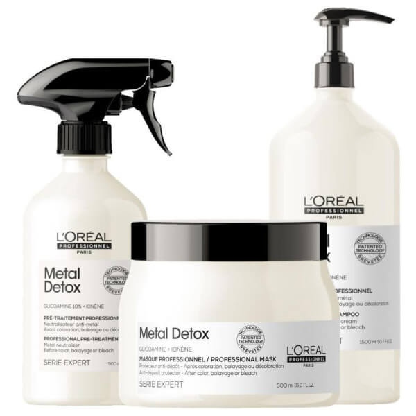 Protocole salon Metal Detox L'Oréal Professionnel