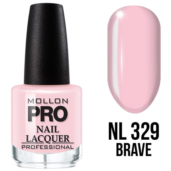 Classic nail polish n°329 Brave Mollon Pro 15ML