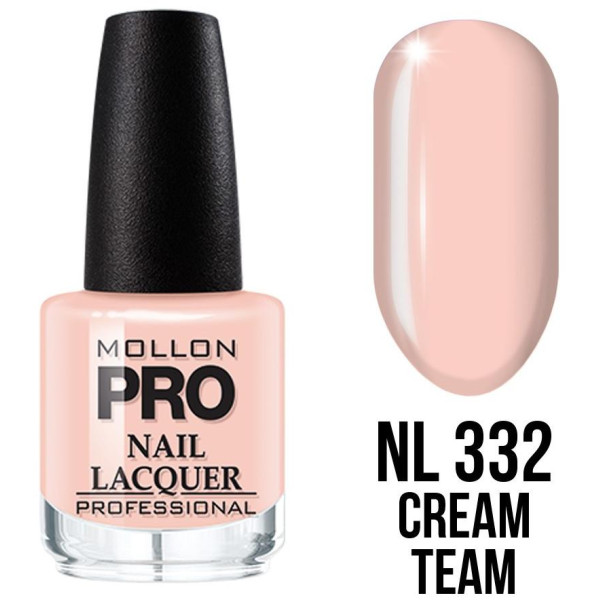 Classic nail polish n°332 Cream Team Mollon Pro 15ML