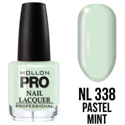 Verniz clássico n.º 338 Menta Pastel Mollon Pro 15ML