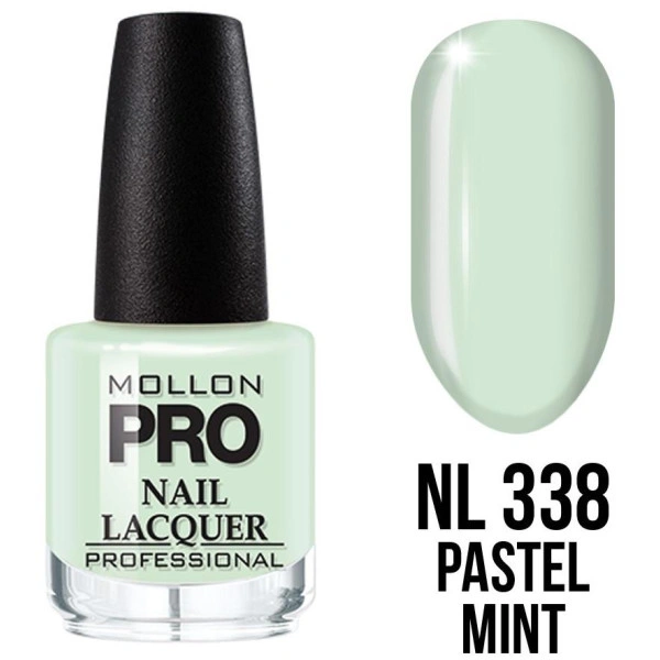 Classic nail polish n°338 Pastel Mint Mollon Pro 15ML