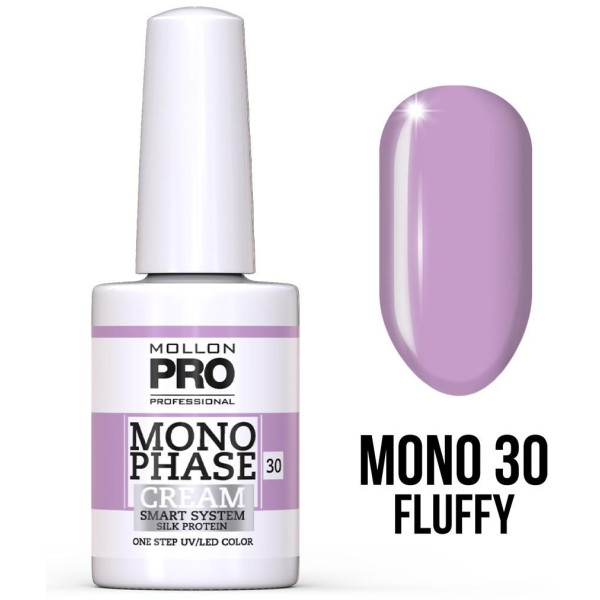 Monophase nail polish no. 30 Fluffy uv/led Mollon Pro 10ML