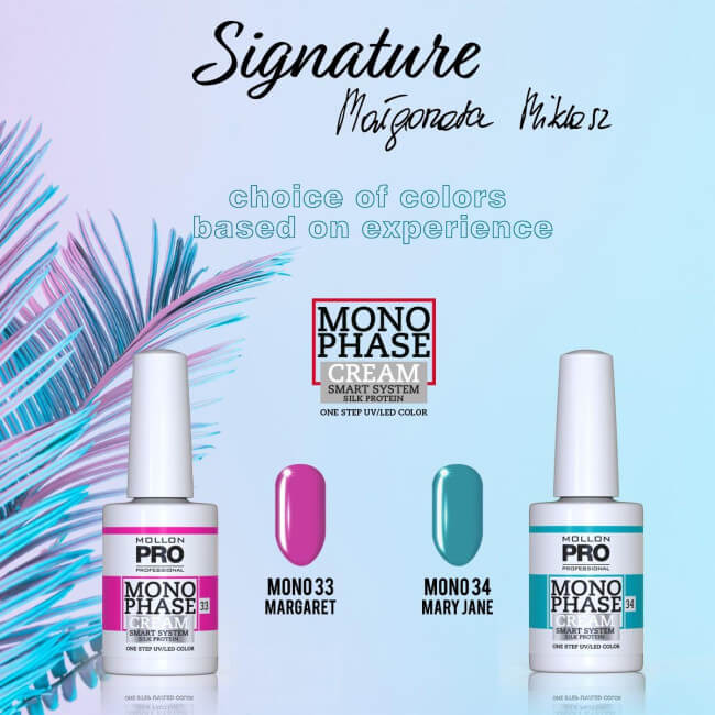 Vernis Monophase nr. 33 Margaret uv/led Mollon Pro 10ML