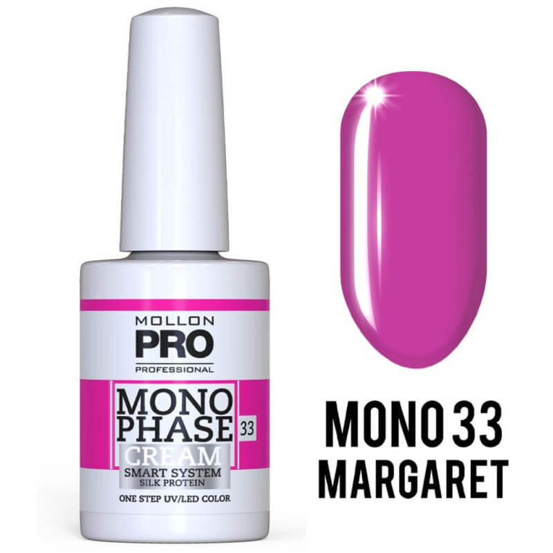 Verniz Monofásico n°33 Margaret uv/led Mollon Pro 10ML