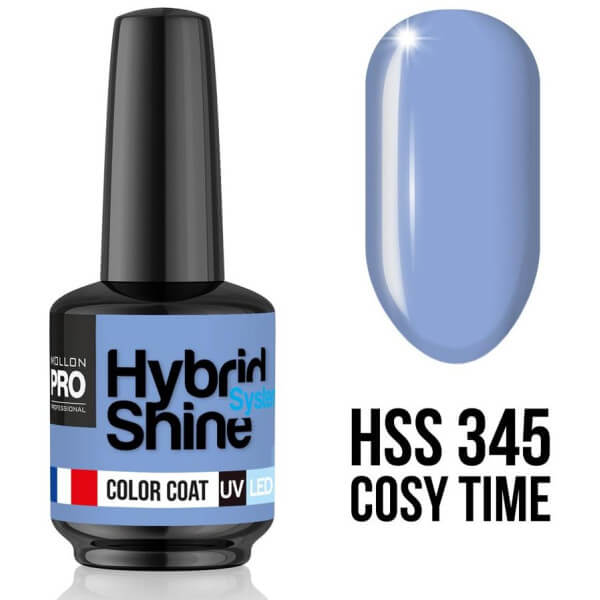 Mini Hybrid Shine Halbpermanent-Nagellack Nr. 345 Cosy Time Mollon Pro 8ML