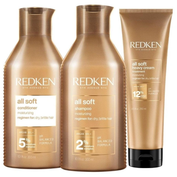 Feuchtigkeitsspendendes Shampoo für trockenes Haar All Soft Redken 300ML