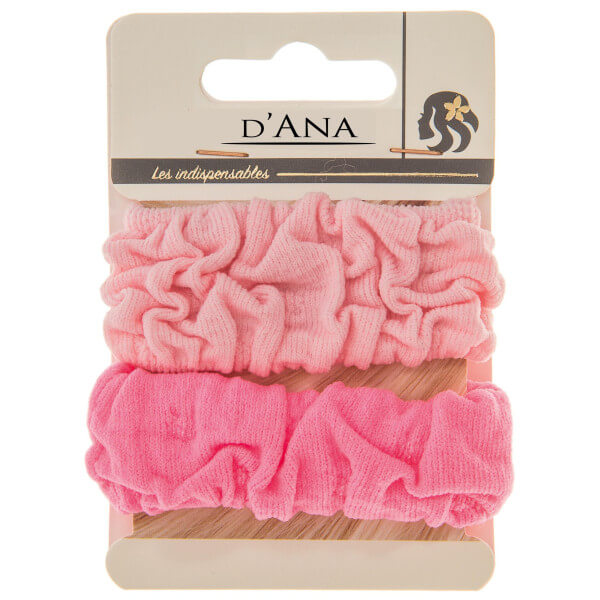 2 roze elastieken 2 roze elastieken