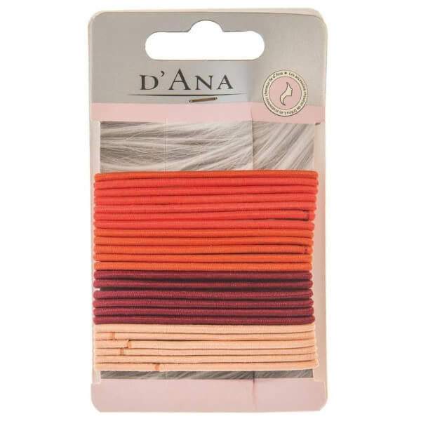 24 oranje en bruine elastieken 24 oranje en bruine elastieken