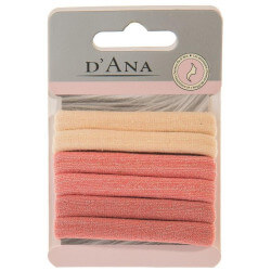 6 elásticos laranja