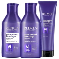 Routine neutraliserende Color Extend Blondage Redken, speciaal ontworpen voor natuurlijk blond, gekleurd en/of gehighlight haar.