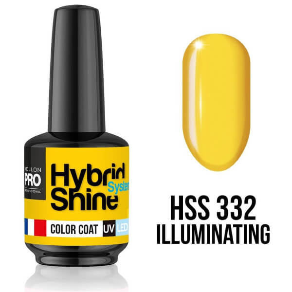 Mini hybride glanslak n°332 Illuminating Mollon Pro 8ML Mini hybride glanslak n°332 Illuminating Mollon Pro 8ML