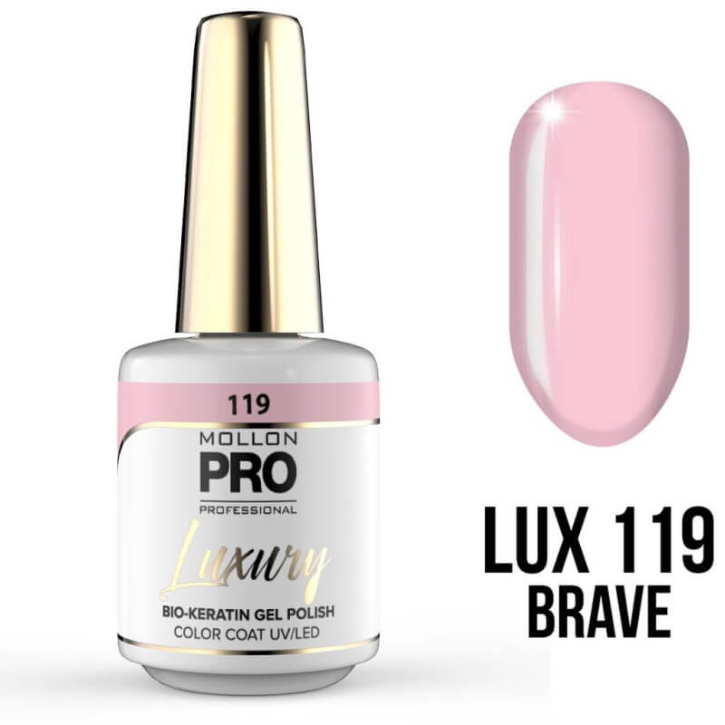 Vernis semi-permanent Luxury nr. 119 Brave Mollon Pro 8ML