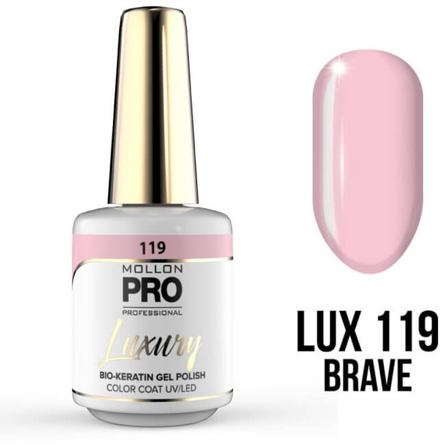 Vernis semi-permanent Luxury nr. 119 Brave Mollon Pro 8ML