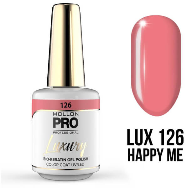 Vernis semi-permanent Luxury n°126 Happy Me Mollon Pro 8ML