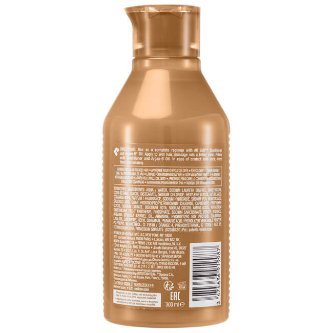 Hydrating shampoo for dry hair All Soft Redken 300ML