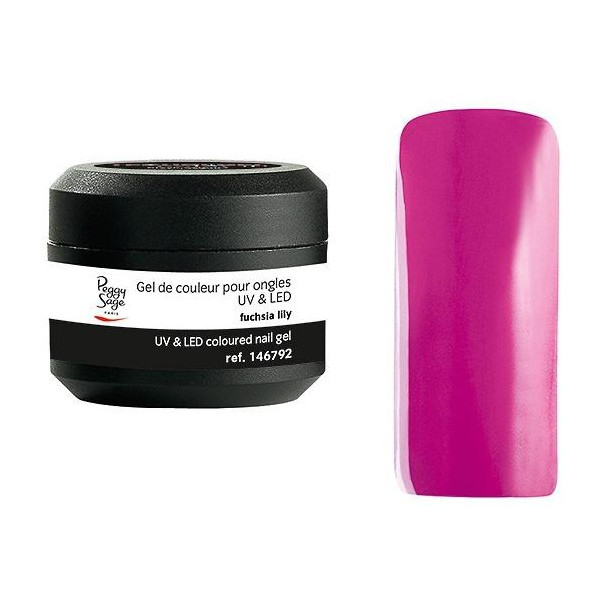 Gel UV tecnico giglio colore fucsia Peggy Sage Gel UV tecnico giglio colore fucsia Peggy Sage