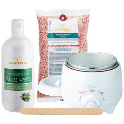 Pack Cire Pelable sans bandes 1000g (Rose)