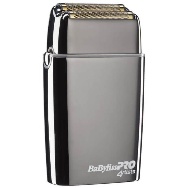 Oplaadbare dubbele scheermes met stalen mesjes van 4artists Babyliss Pro.