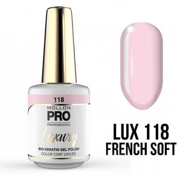 Semi-permanent Luxury varnish n ° 128 Pastel Mint Mollon Pro 8ML