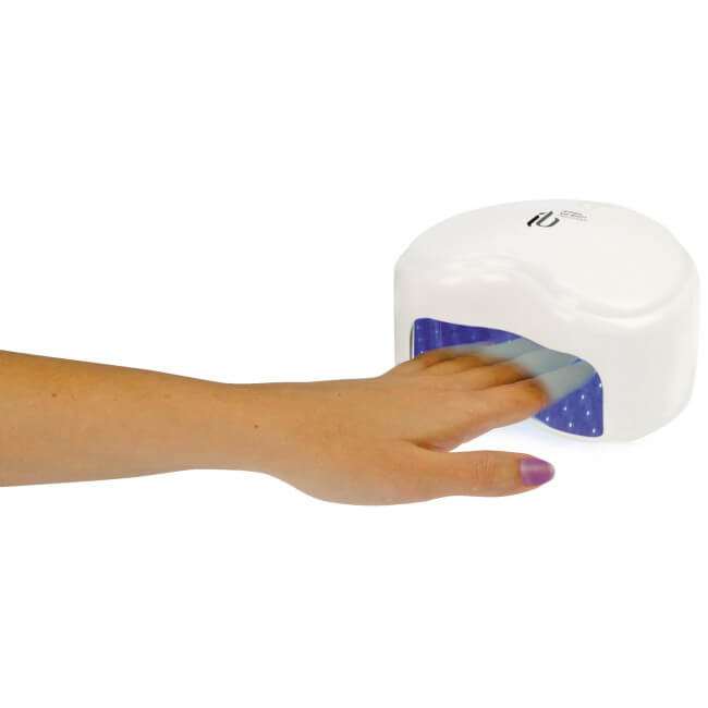Lâmpada de unhas UV em forma de coração 10W Shophair Lâmpada de unhas UV em forma de coração 10W Shophair