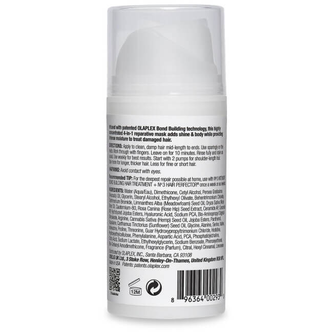 Masker voor intens blond haar nr. 8 Blond Intense Olaplex 100ML