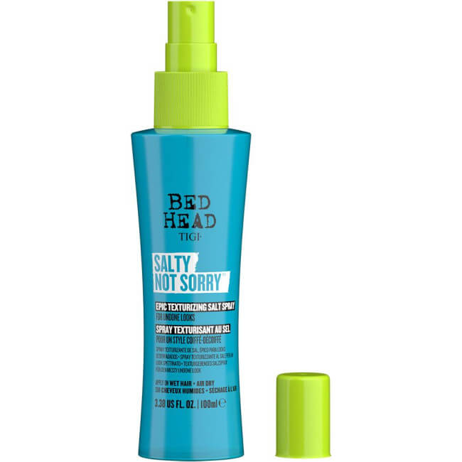 Spray salin Salty not sorry Bed Head Tigi 100ML

Translated to German:

Salziger Spraysalz Salty not sorry Bed Head Tigi 100ML