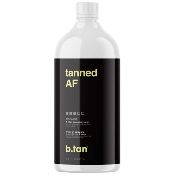 Brume en spray autobronzante Tanned AF b.tan 1L