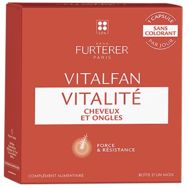 Dietary supplements for hair and nails 1 month Vitalfan René Furterer