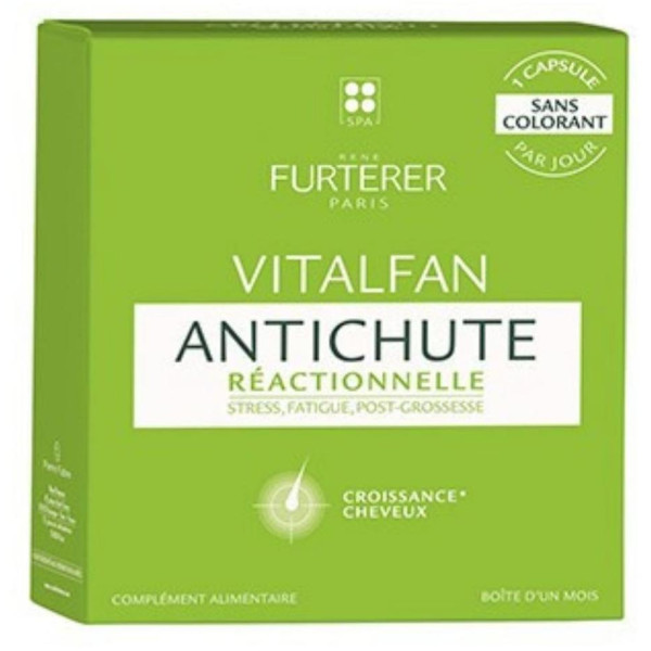 Compléments alimentarios anticaída reactiva 1 mes Vitalfan René Furterer